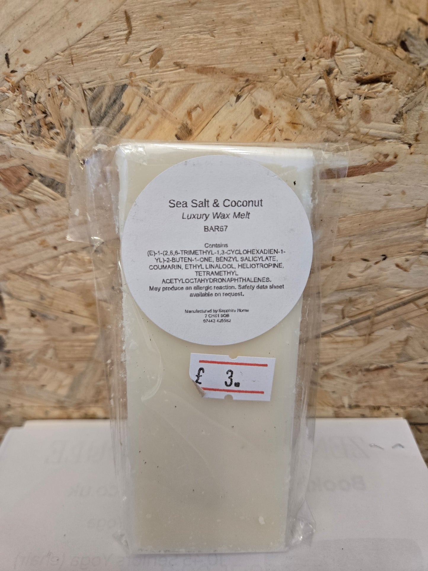Sea Salt & Coconut wax melt