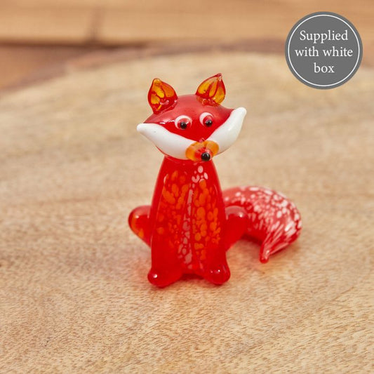 Glass Fox Ornament
