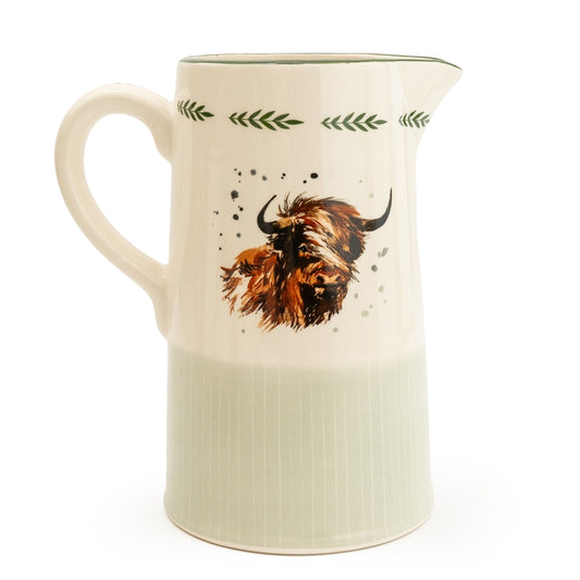Highland Cow Jug