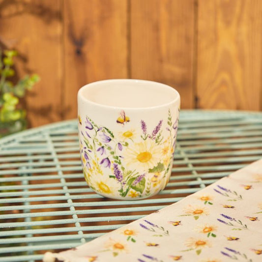 Daisy Bee Ceramic Plant Pot