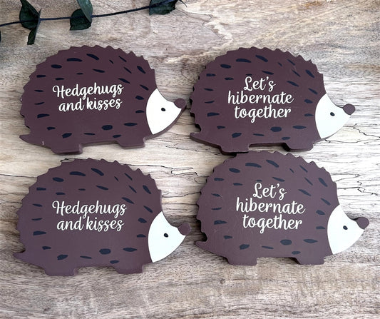 Hedgehog Coaster set of 4