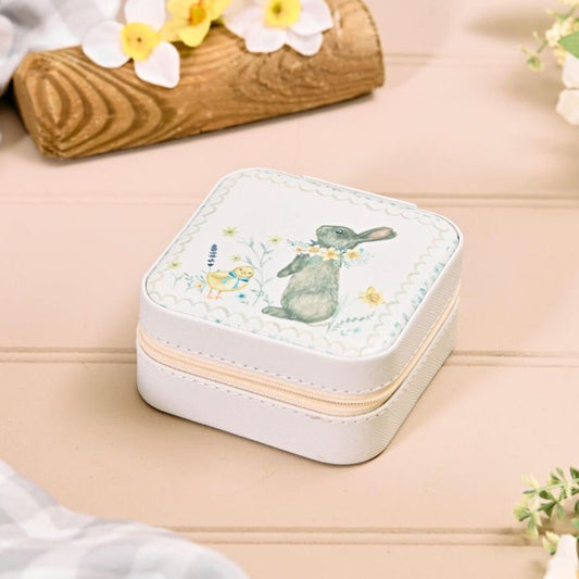 Floral Bunny jewellery box